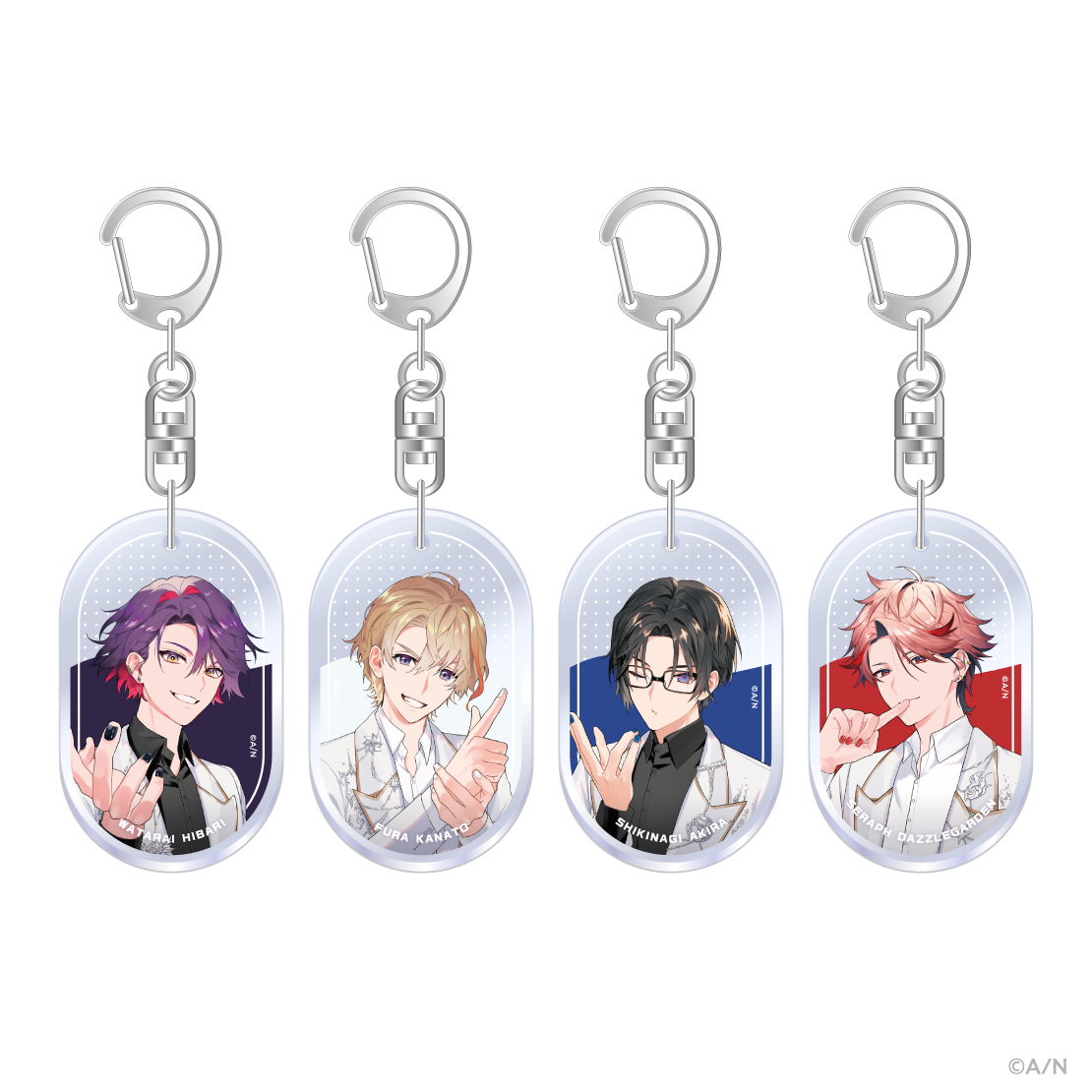 にじネイル Sparkling】ランダムアクリルキーホルダー Aグループ