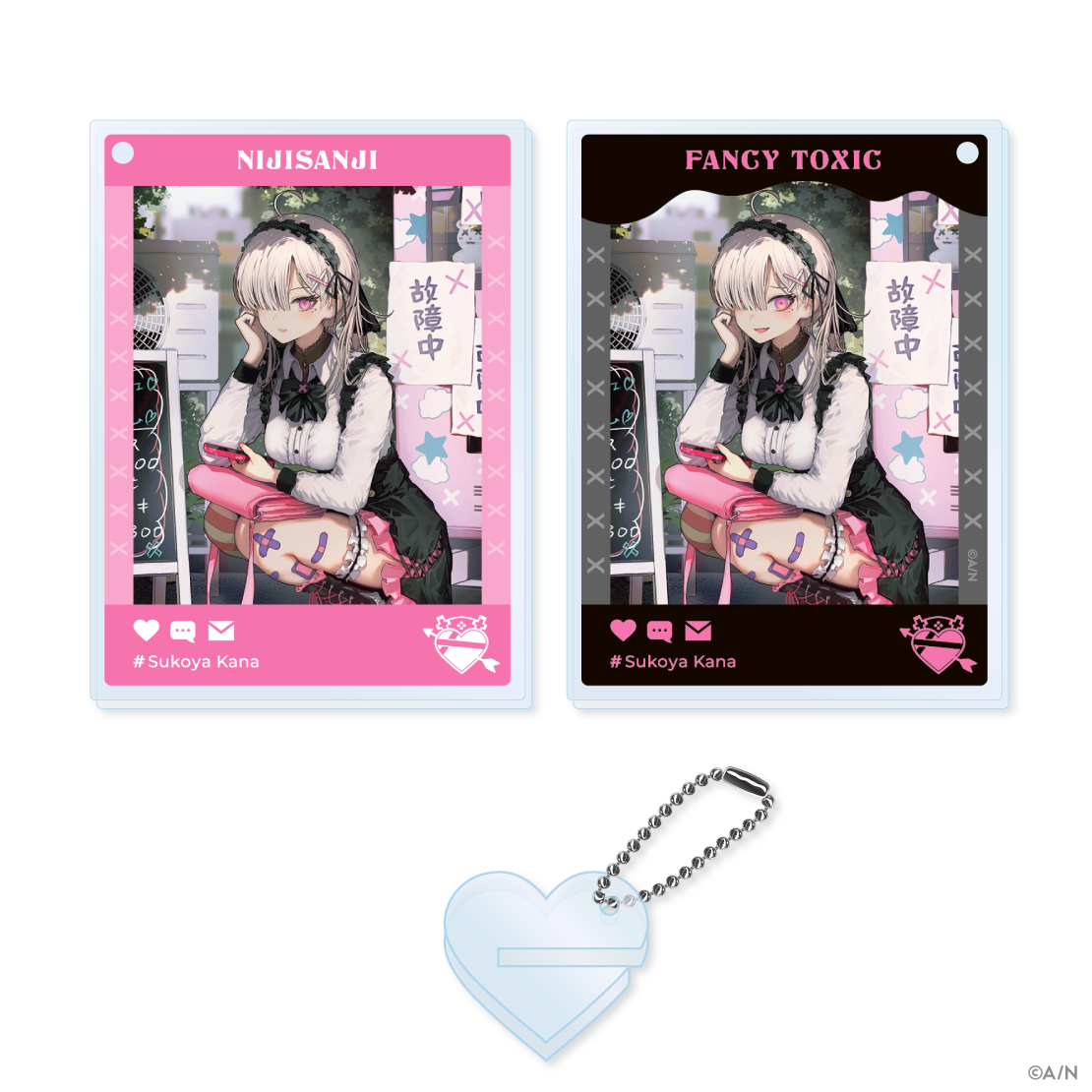 FANCY TOXIC】両面アクリルキーホルダースタンド｜にじさんじ