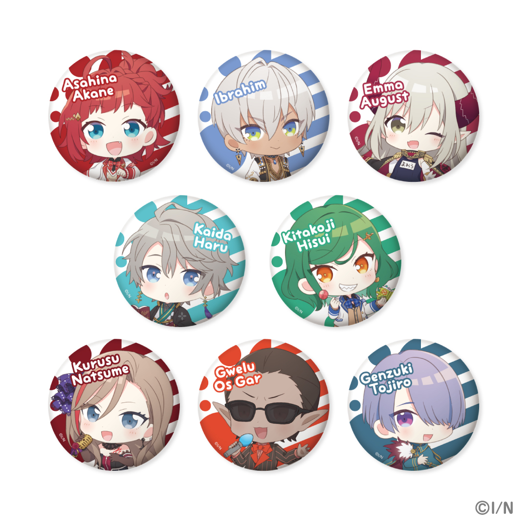 にじさんじぷち第3弾】ランダム缶バッジ3個セット｜にじさんじ