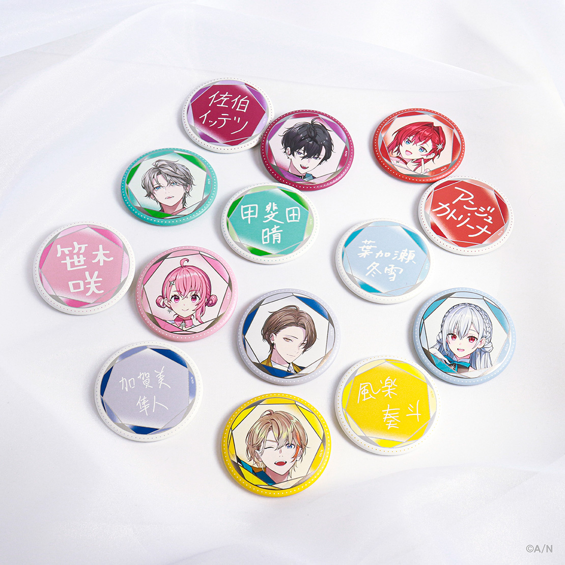 にじさんじ 7th Anniversary】缶バッジセット｜にじさんじオフィシャル