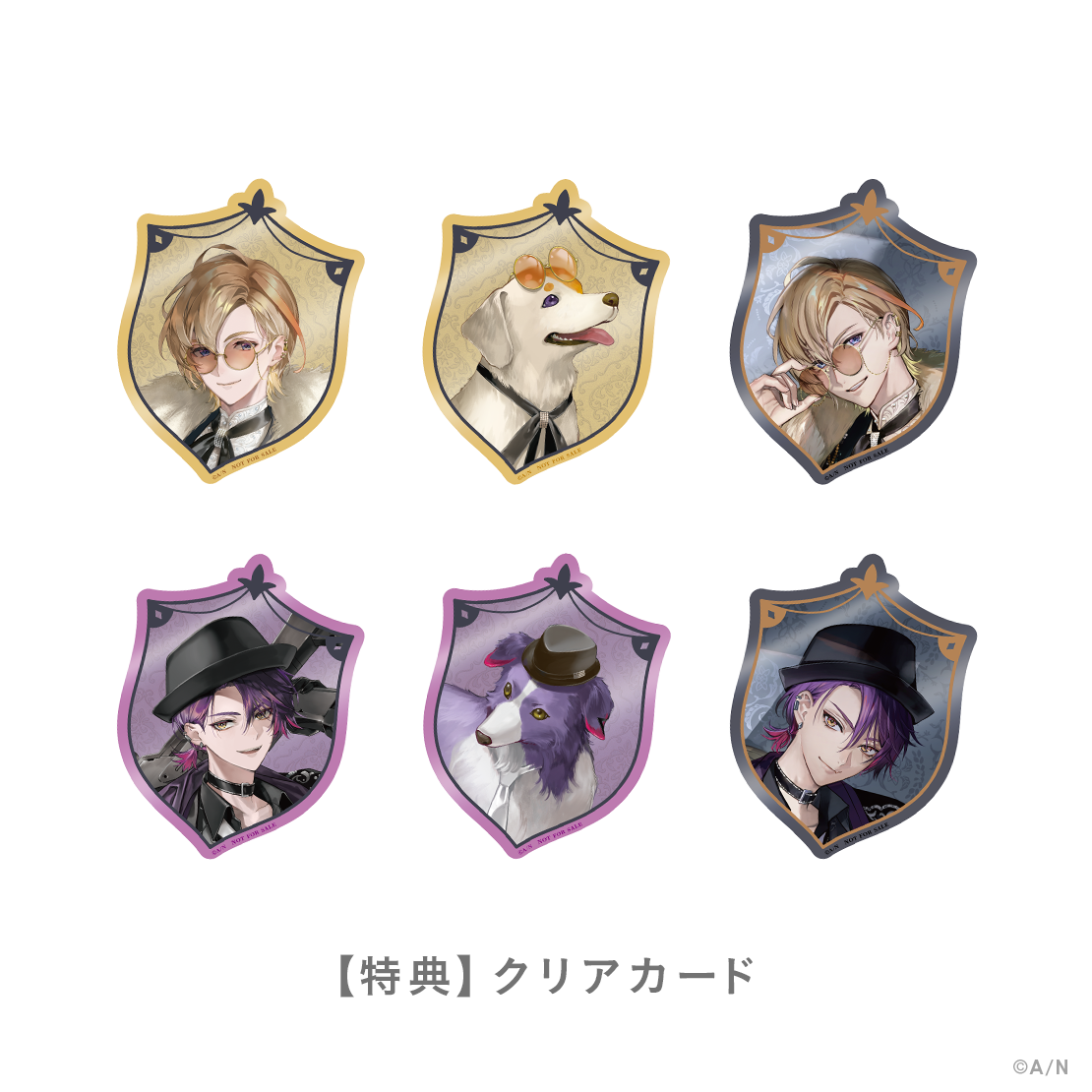 NIJISANJI Elegant Mode Type：Kanato&Hibari】缶バッジセット｜にじ