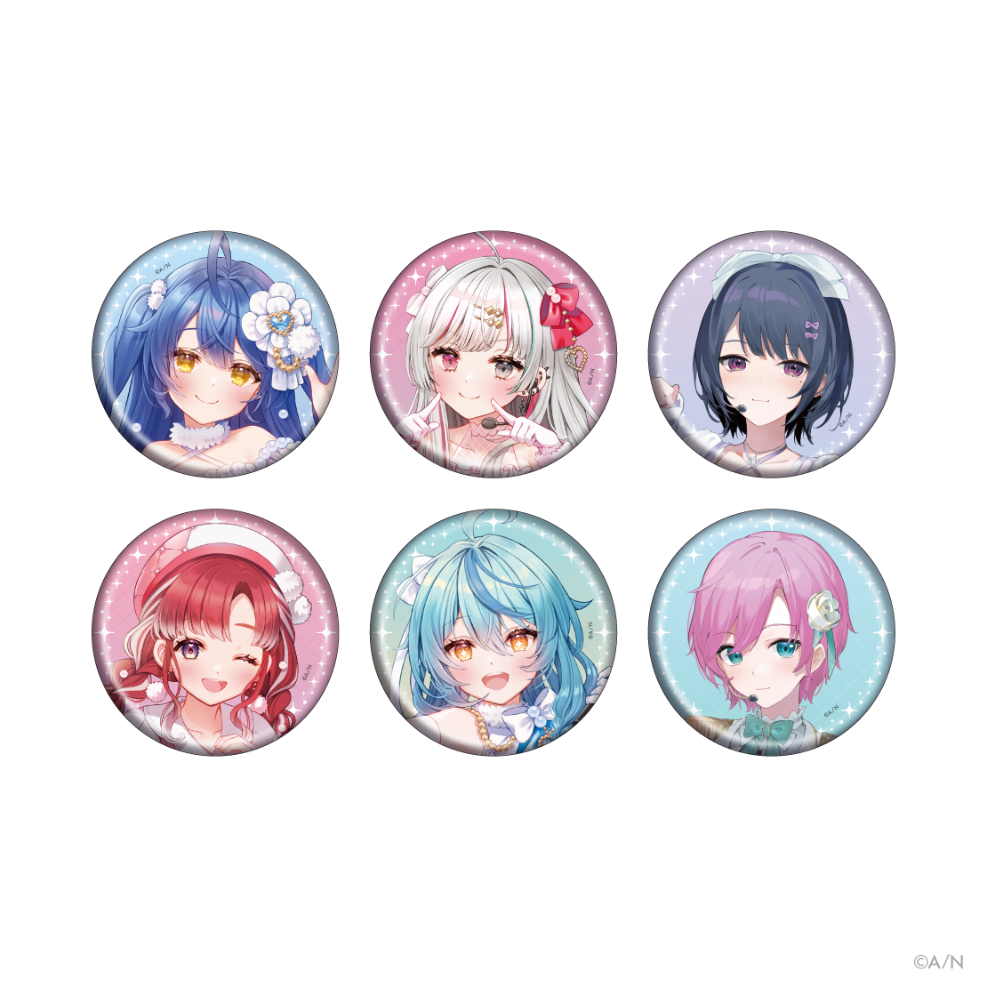 White Bright Live！】缶バッジ｜にじさんじオフィシャルストア