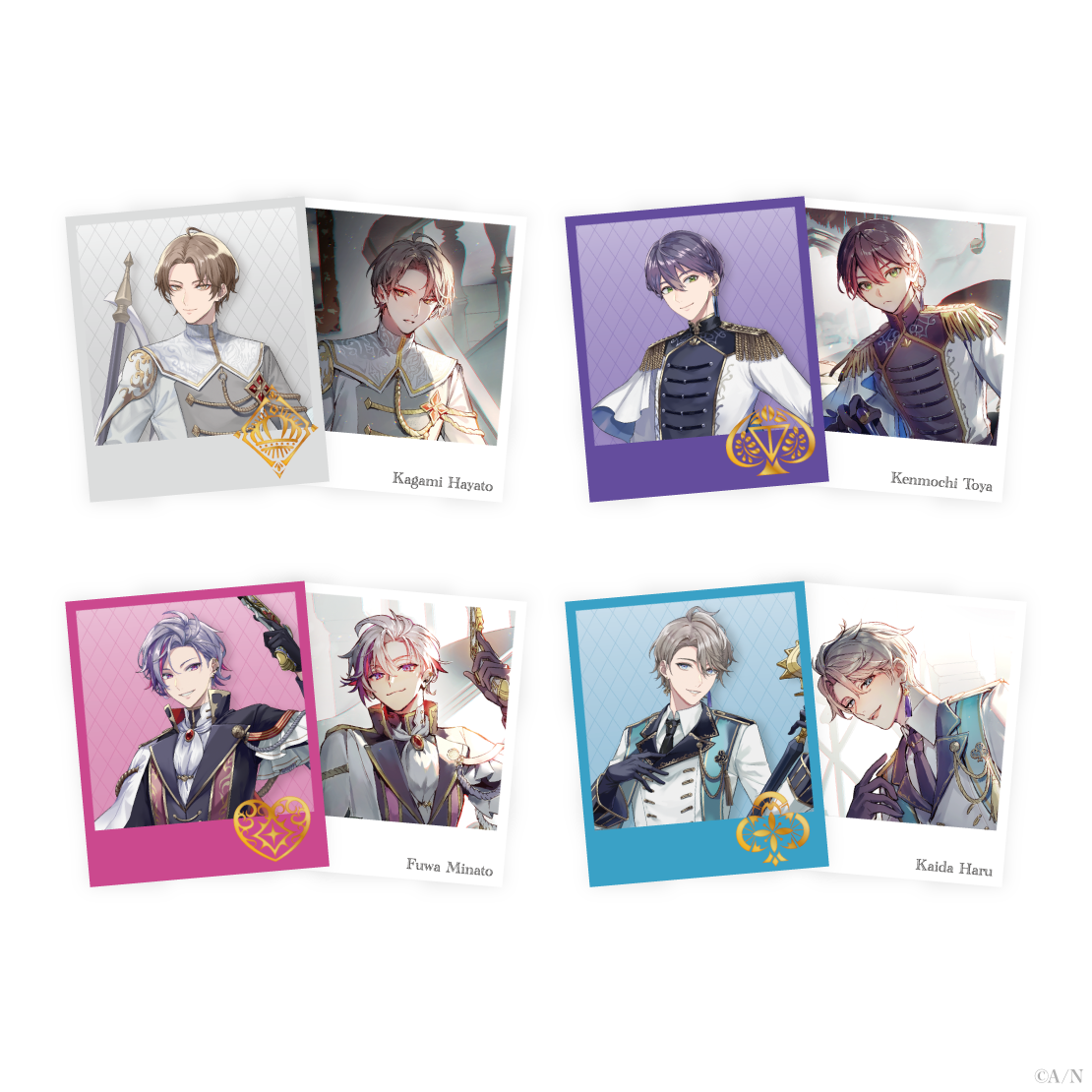 ROF-MAO トランプモチーフ】ポラロイド風カードセット｜にじさんじ