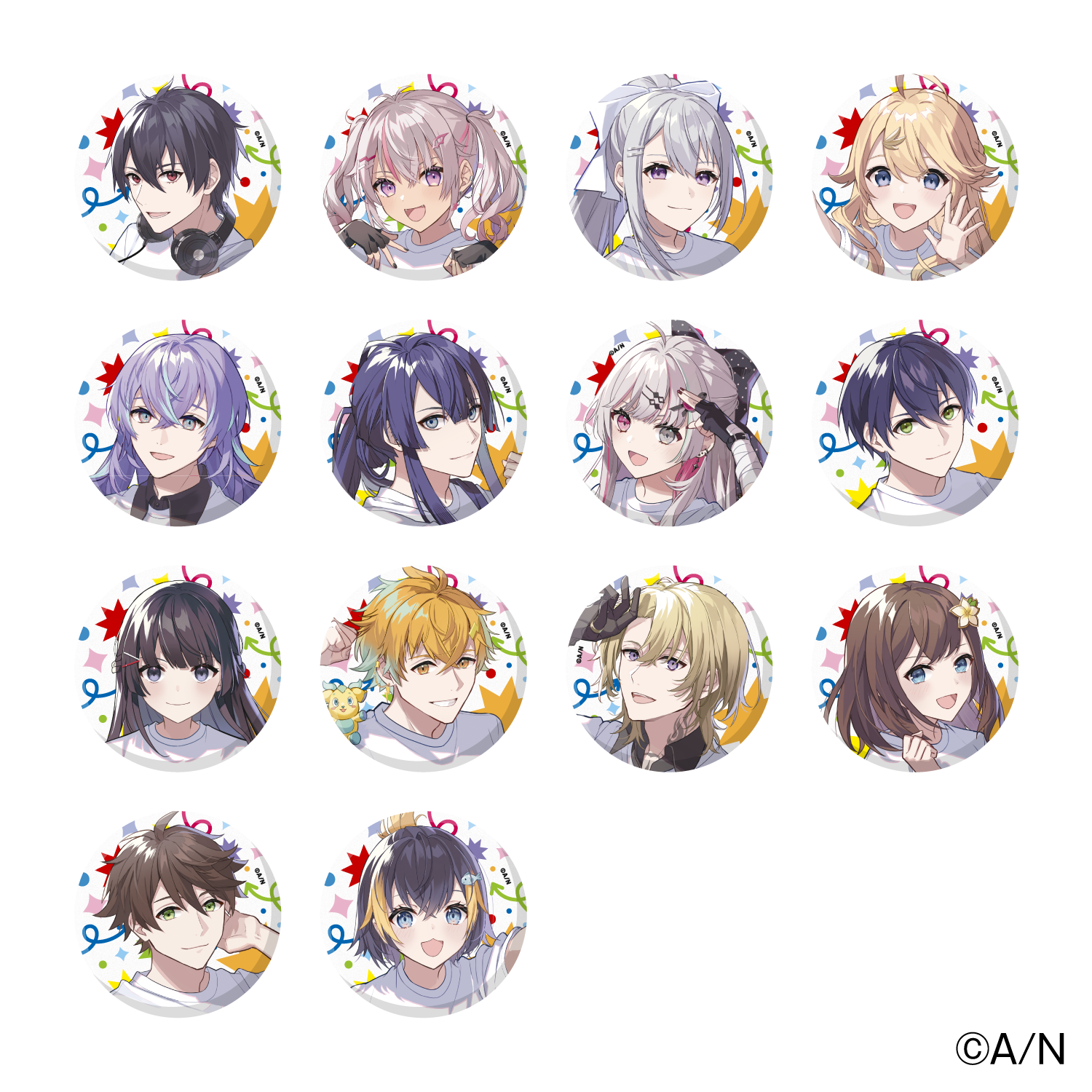 にじフェス2025】ランダム缶バッジ｜にじさんじオフィシャルストア