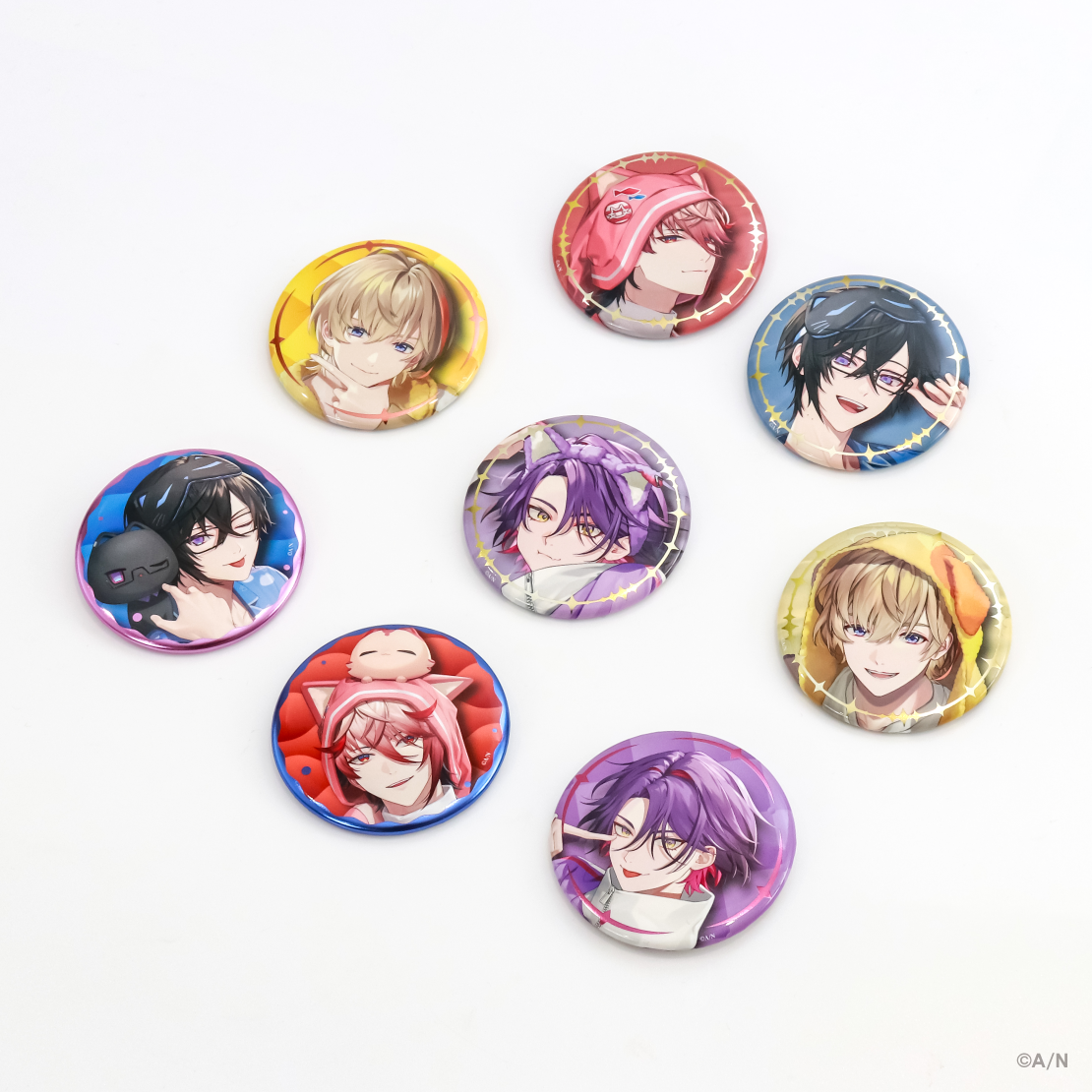 VOLTACTION Pajama Party!】ランダム箔押し缶バッジ｜にじさんじ
