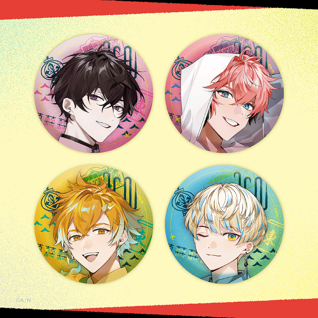 Asia Travel 2023】ランダム缶バッジ Oriens｜にじさんじオフィシャル