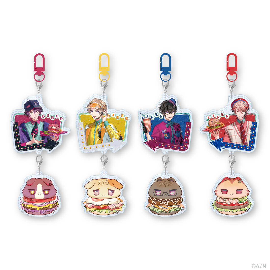 VOLTA Days × Diner】つながるアクリルキーホルダー｜にじさんじ