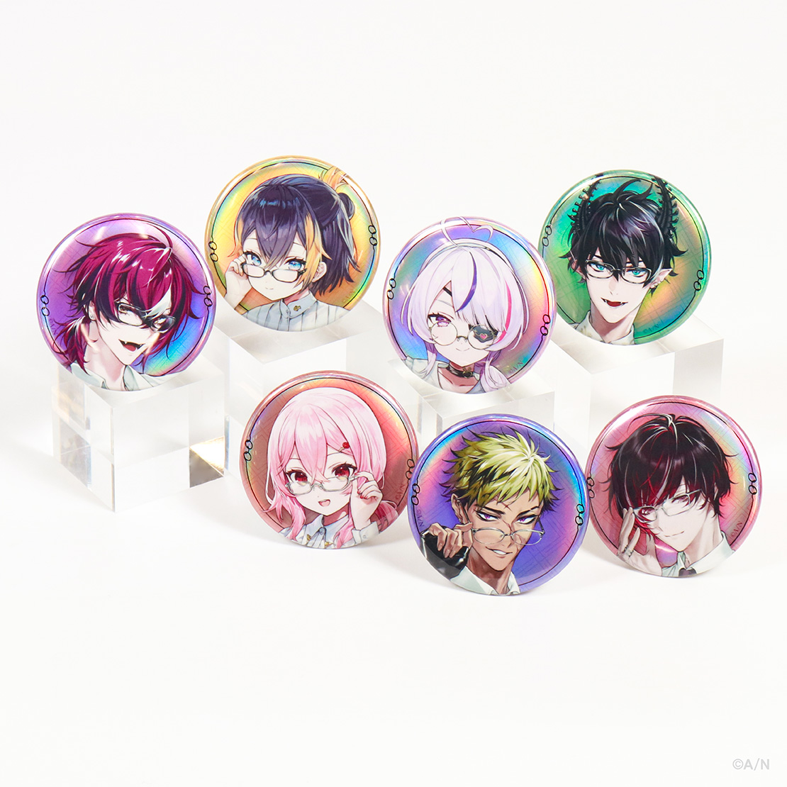 Eyeglasses of Elegance】 オーロラ缶バッジ｜にじさんじオフィシャル