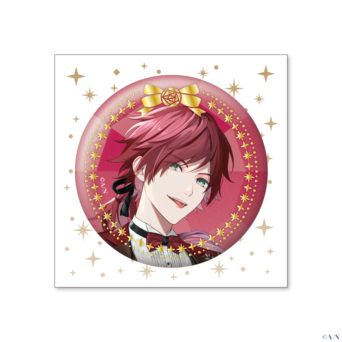 ジューンブライド2024 ～Rose Ribbon Knot ～】ジュエリー缶バッジ｜に