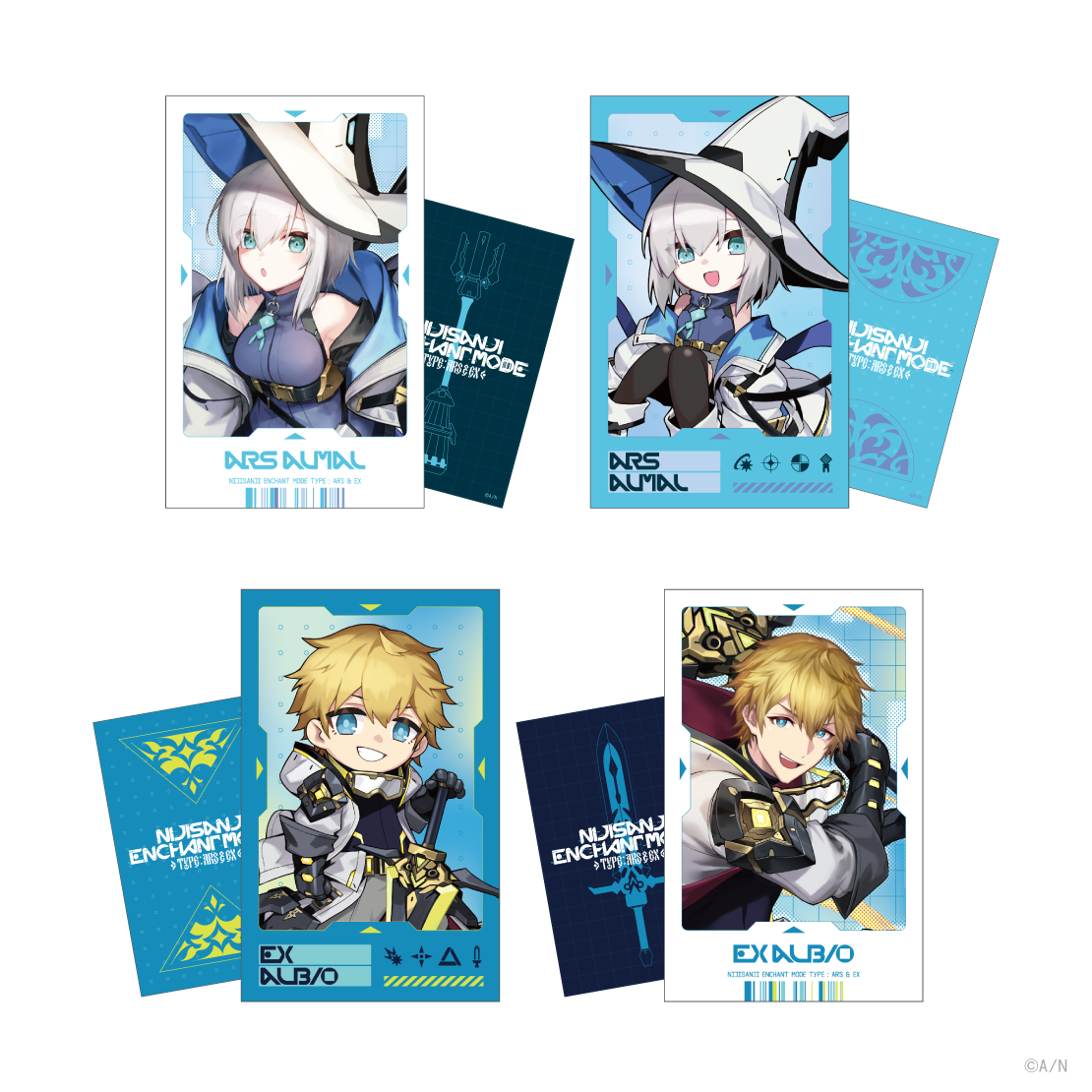 NIJISANJI Enchant Mode Type：Ars＆Ex】チェキ風カードセット｜にじ