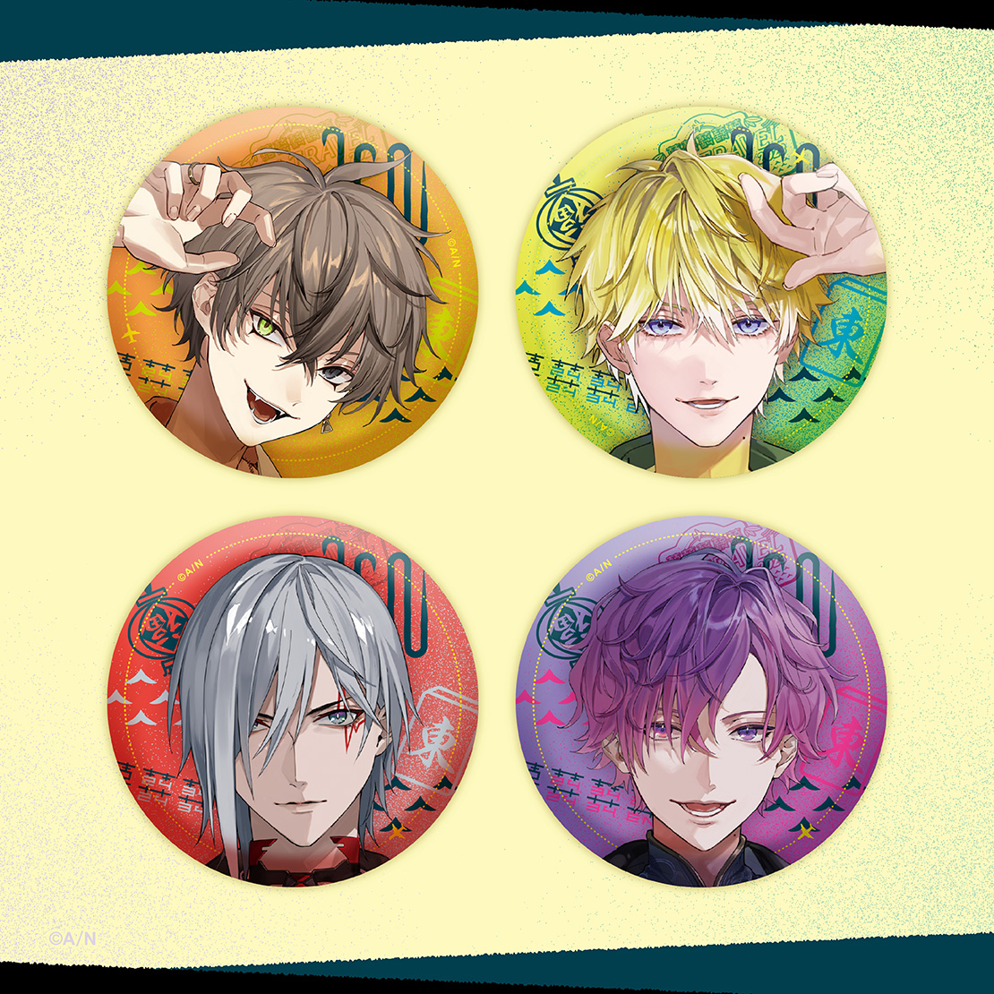 Asia Travel 2023】ランダム缶バッジ Noctyx｜にじさんじオフィシャル