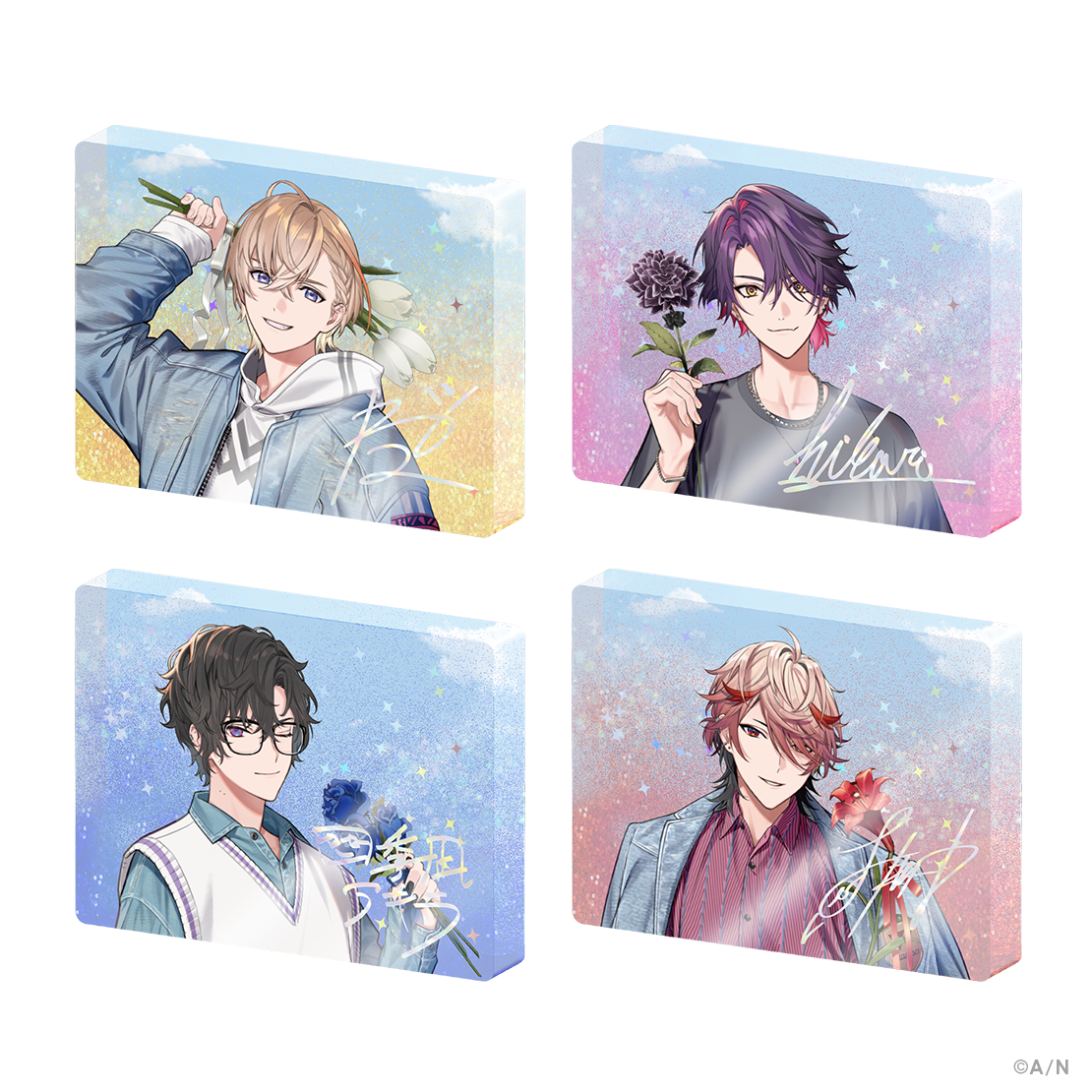 VOLTACTION 2nd Anniversary】グリッターアクリルブロック｜にじさんじ