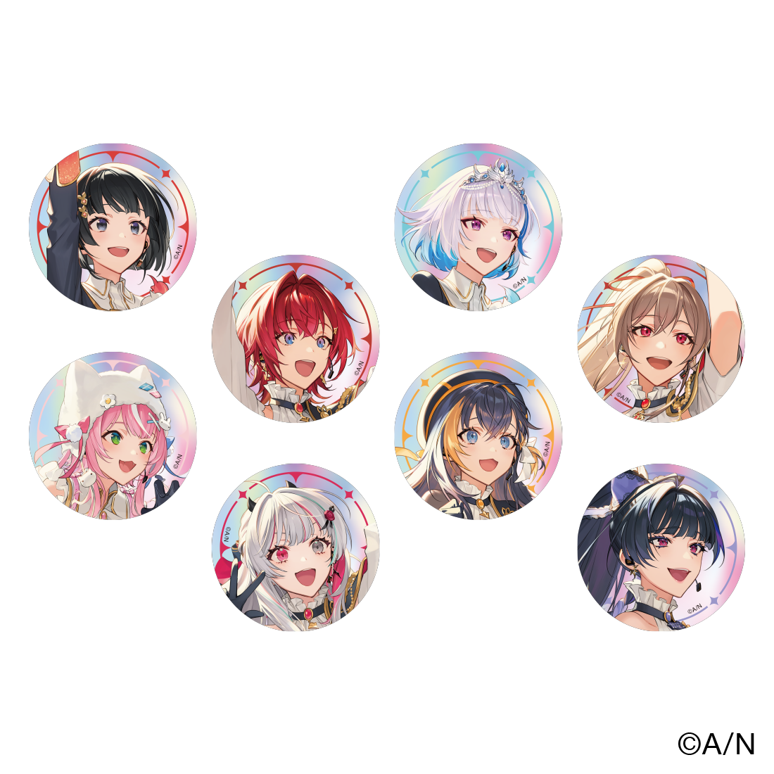 8th Anniversary LIVE 「CONCERTO」】ランダム缶バッジ Day1【にじ