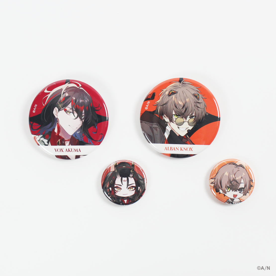 Luxiem＆Noctyx Chibi-Style】ランダムミニ缶バッジ｜にじさんじ