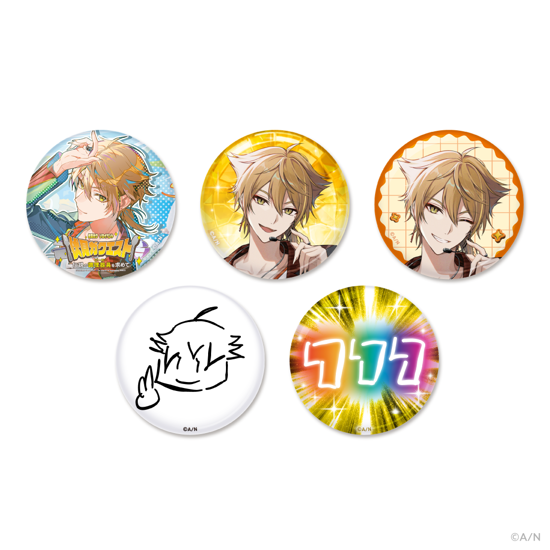 伏見ガク ソロイベント】ランダム缶バッジ｜にじさんじオフィシャルストア