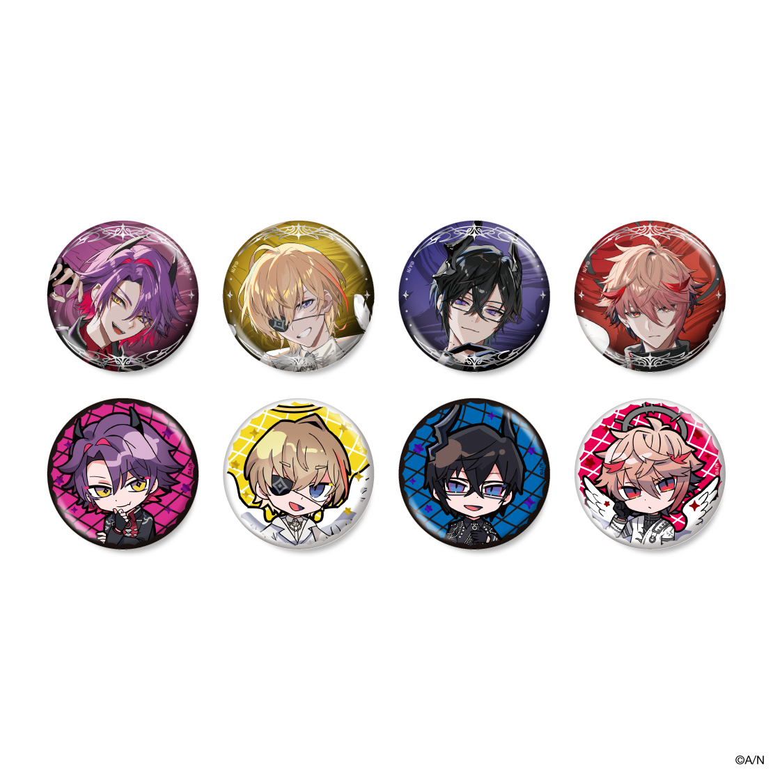 VOLTACTION Angel×Devil】ランダム箔押し缶バッジ｜にじさんじ
