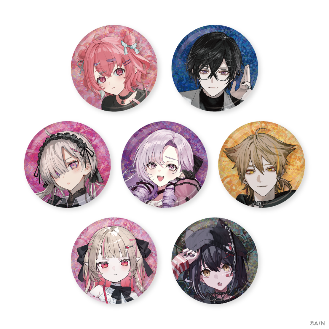 FANCY TOXIC】ホログラム缶バッジ｜にじさんじオフィシャルストア