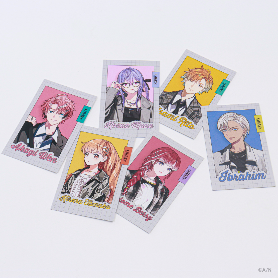 GRAY×ACCENT】ランダムチェキ風カード｜にじさんじオフィシャルストア