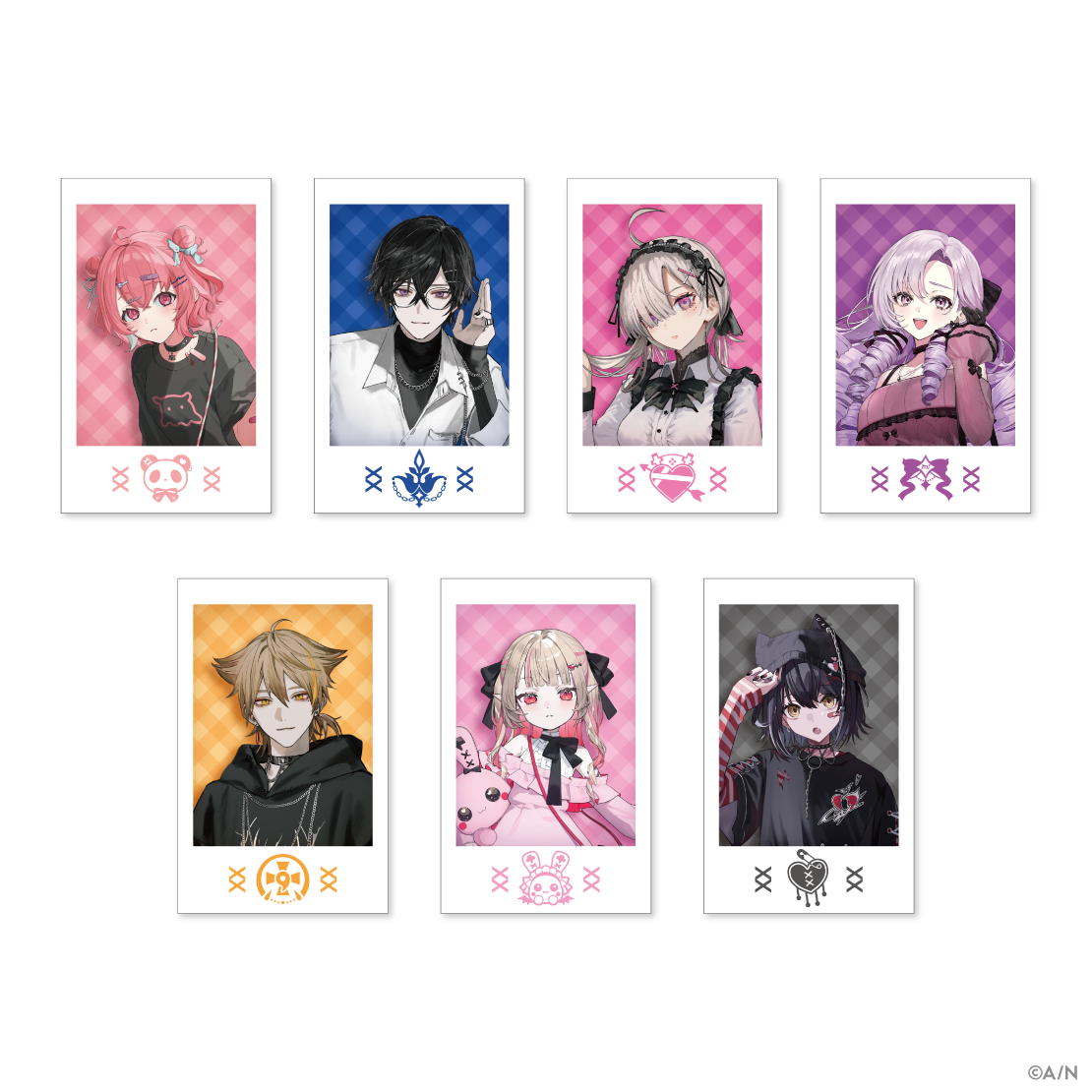 FANCY TOXIC】ランダムチェキ風カード｜にじさんじオフィシャルストア