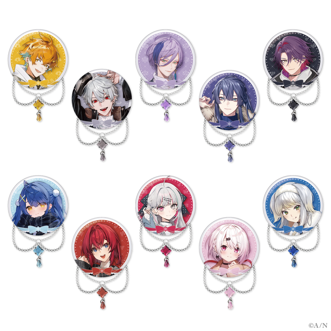ウィンターデート2024】チェーン付き缶バッジ｜にじさんじオフィシャル