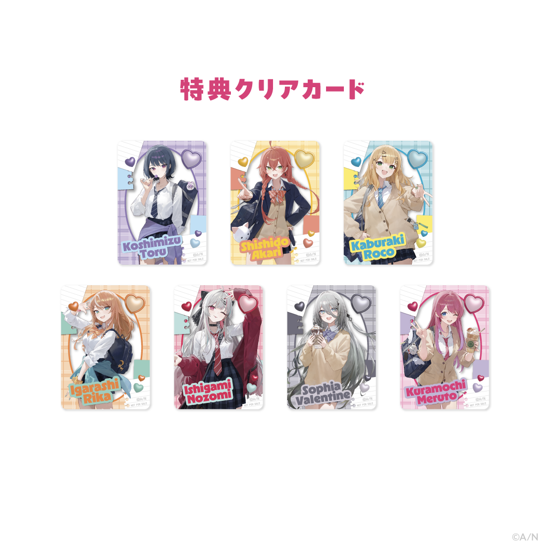 Idios 3rd Anniversary】キャラファイングラフ｜にじさんじ