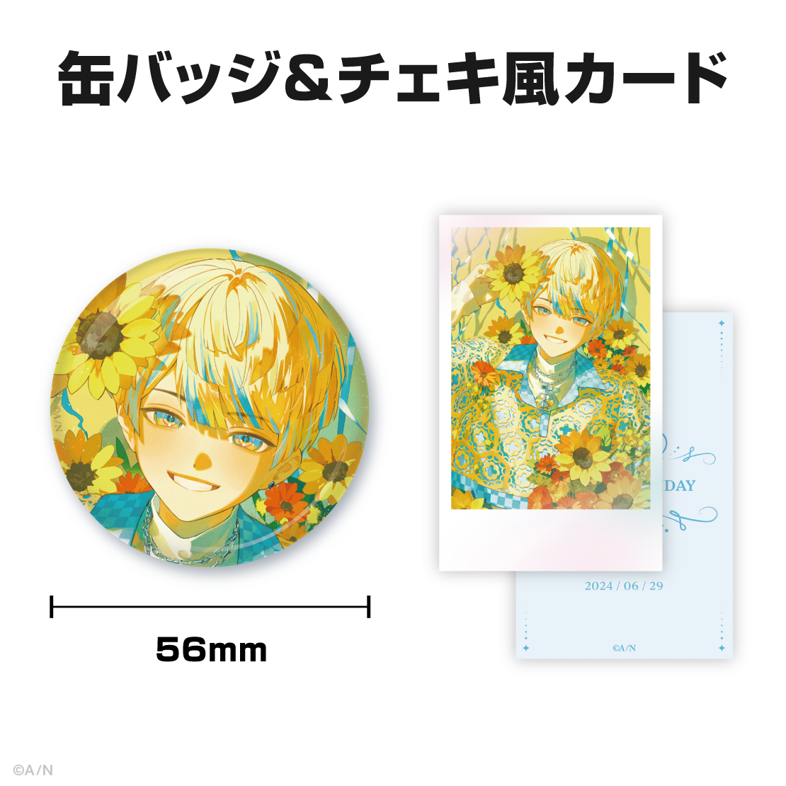 緋八マナ 缶バッジ HEROES Half Anniversary HEROES Half Anniversary