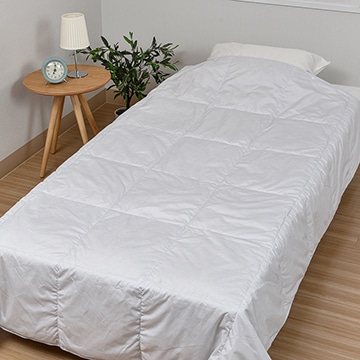 SEVENDAYS 組み合わせて使える 洗える羽毛肌掛けふとん（薄手