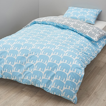 フィンレイソン 掛けふとんカバー(（シングルロング）150×210cm ブルー