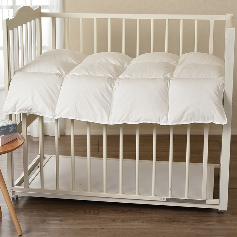 ベビーホーム 羽毛掛けふとん(95×120cm ホワイト): ベビー寝具