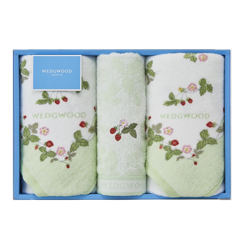ウェッジウッド フェイスタオル2枚 ウォッシュタオル1枚セット【のし
