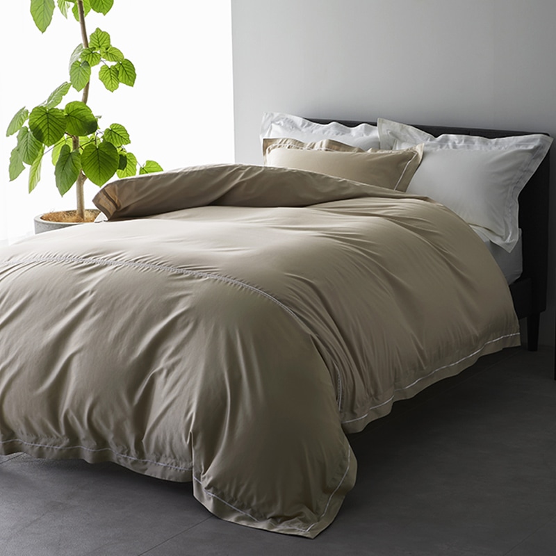 西川プレミアム 掛けふとんカバー（インド超長綿サテン） （シングル