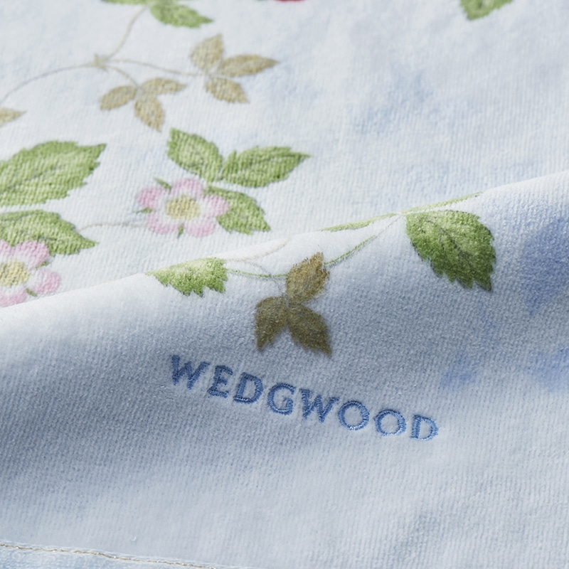 ウェッジウッド バスタオル （バスタオル）60×120cm ブルー 綿100