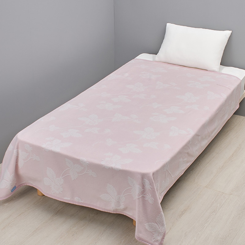 ウェッジウッド 綿毛布(（シングル）140×200cm ピンク): 毛布