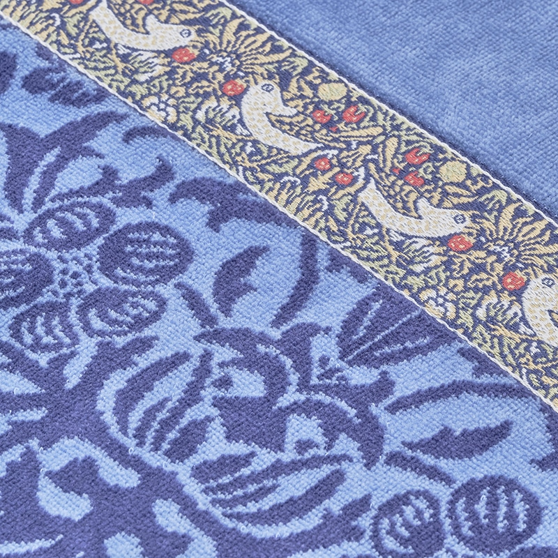 モリス ギャラリー タオルケット(（シングル）140×190cm ネイビー