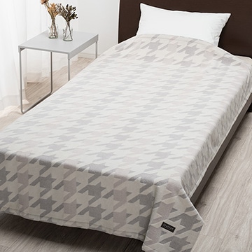 イトリエ カシミヤ混ブランケット(（シングル）140×200cm ベージュ