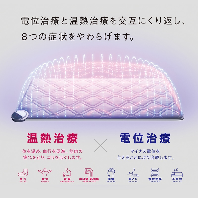 ヘルシオン （シングル）100×195cm グレー 側地：ポリエステル100