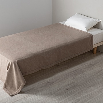 スリーピュア カシミヤ毛布 （シングル）140×200cm ベージュ カシミヤ