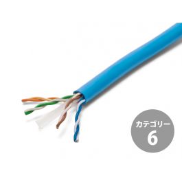 Cat 6 UTP Cable 0.5-4P EM うす水色 300m Cat 6 UTP Cable 0.5-4P