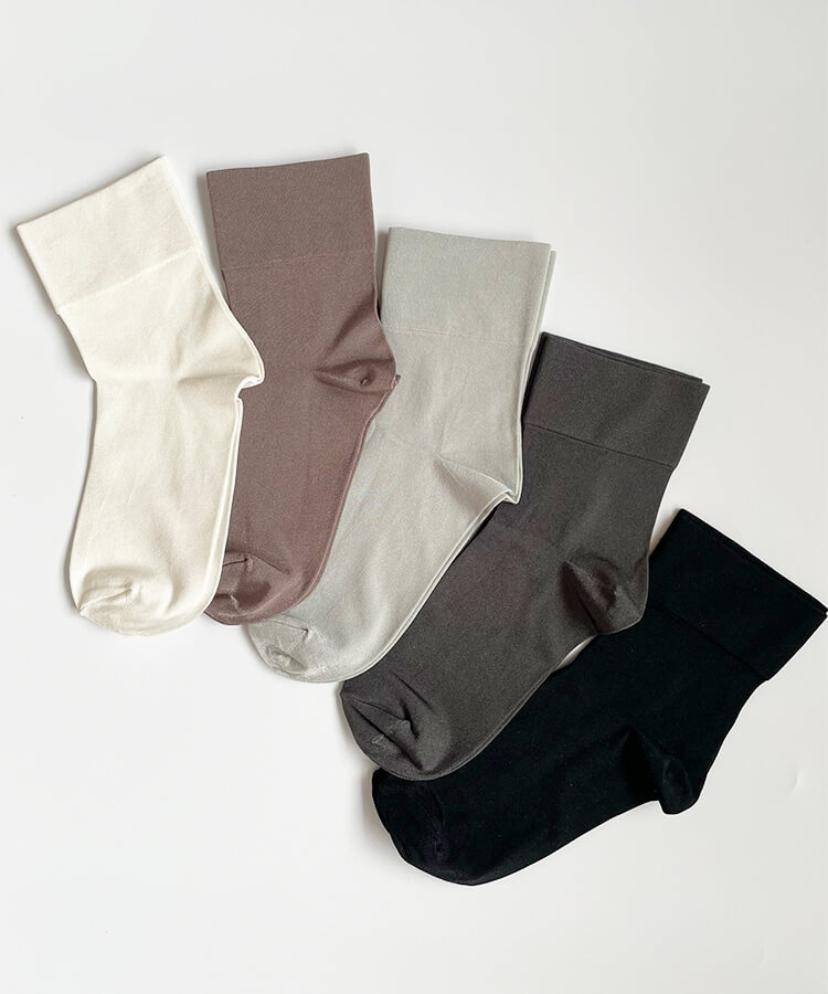 17℃ レディース ソックス ブライトロークルー｜靴下の岡本公式