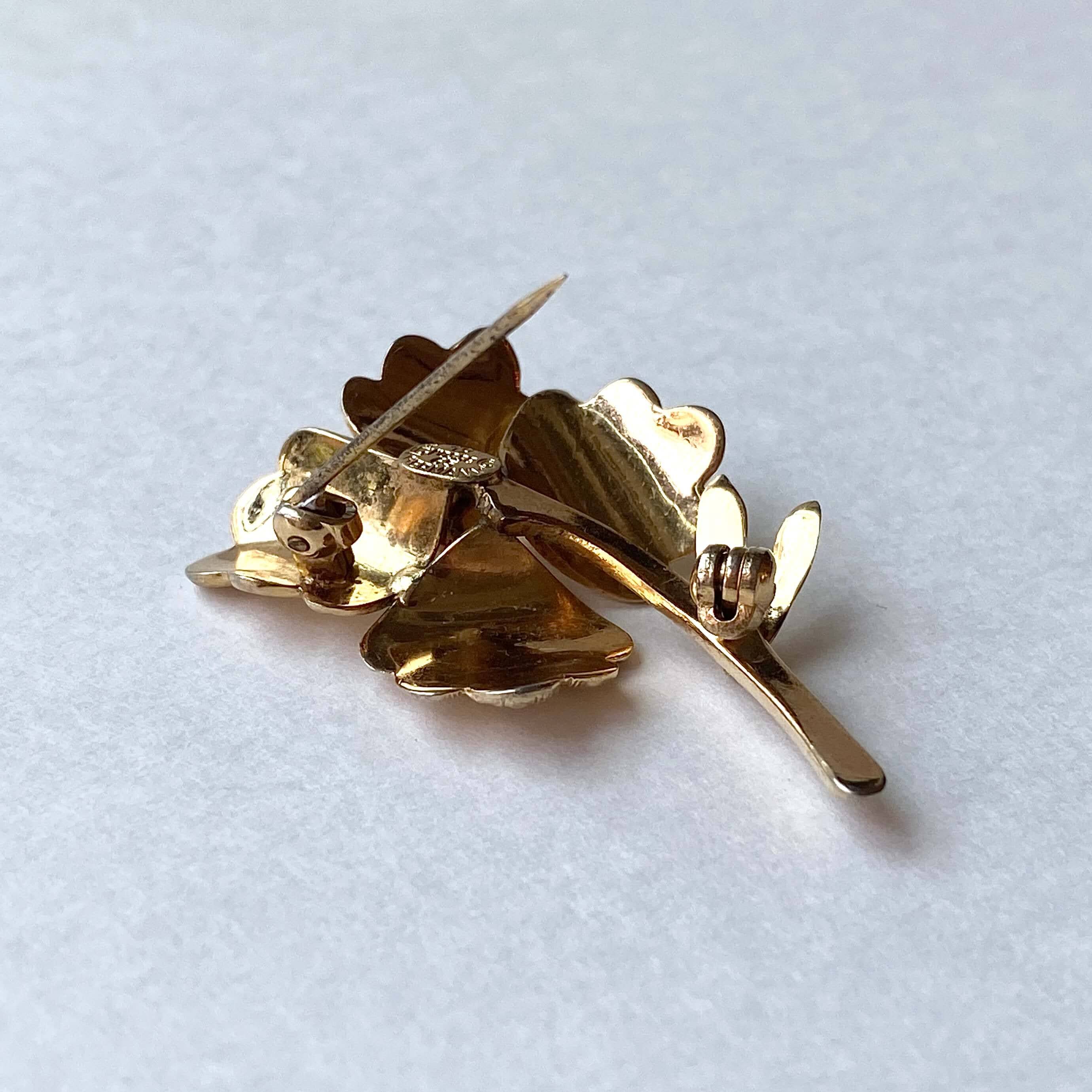 Atelier Ninon / ヴィンテージ「グロッセ」フラワーブローチ