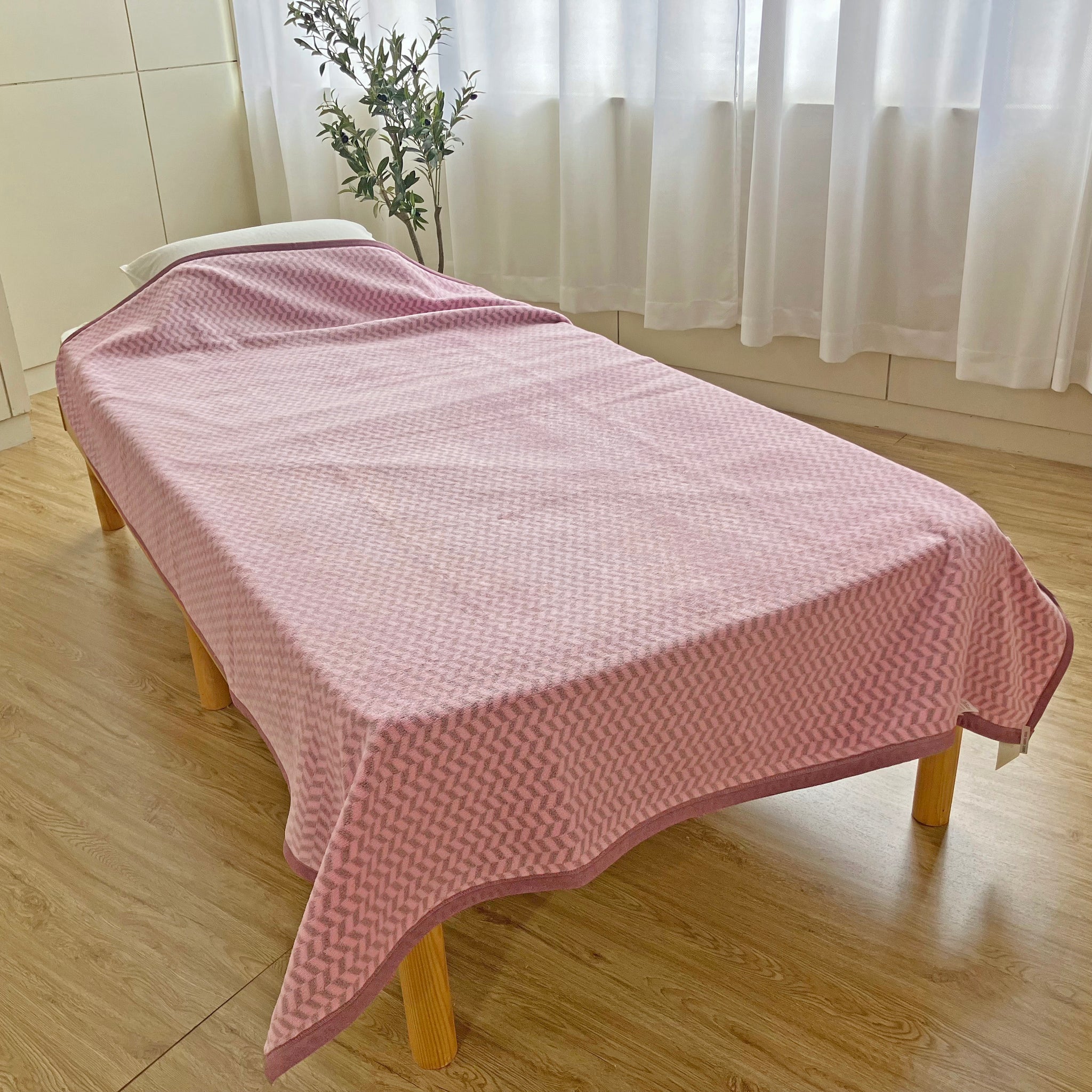 岩盤浴毛布で朝まであったか】 ロマンス岩盤浴 ニューマイヤー毛布