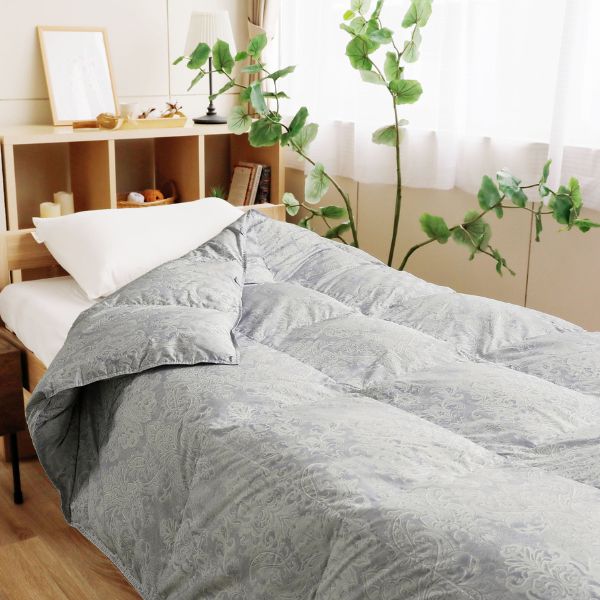 洗えるダウンケット】 羽毛肌掛け布団 シングル セミダブル ダブル