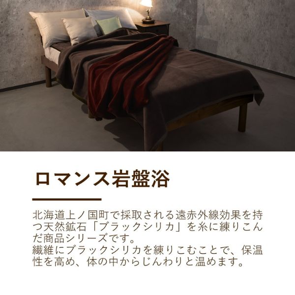 上質な温もりをお届け】ロマンス岩盤浴 ニューマイヤー毛布 抗菌防臭