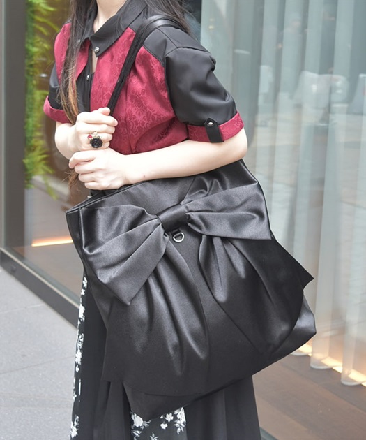 タテ型ビッグリボントート | axes femme online shop