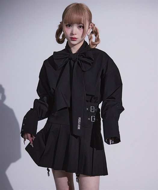 リボンチュニックブラウス | Fickle Bebe