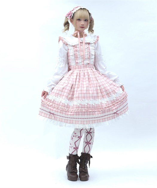 タータンチェックジャンパースカート | Chalmiere | axes femme onlineshop