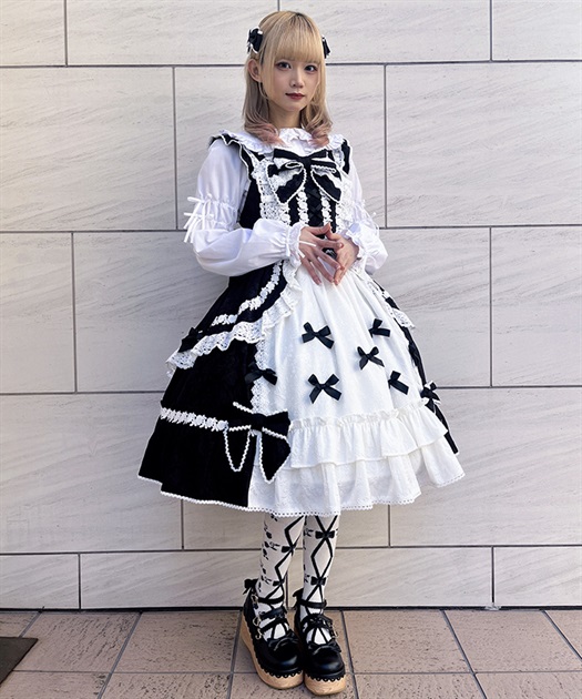 ブリリアントローズジャンパースカート【受注生産】 | Chalmiere