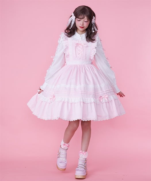 ハッピーフリルジャンパースカートセット【受注生産】 | Chalmiere