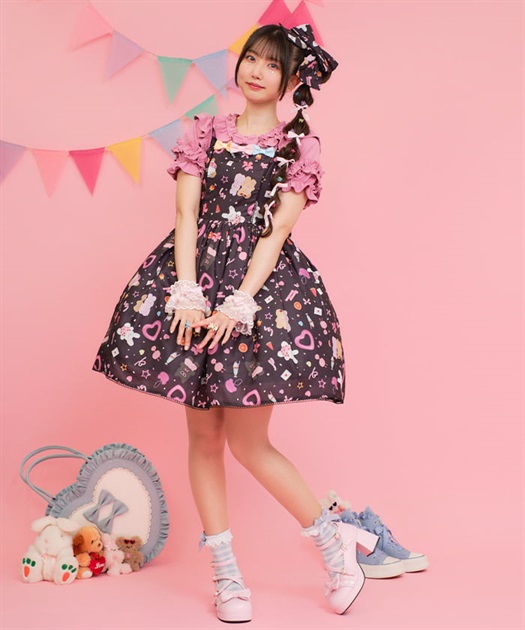 ハッピーバカンス柄ジャンスカ【期間限定価格】 | kawaii | axes femme