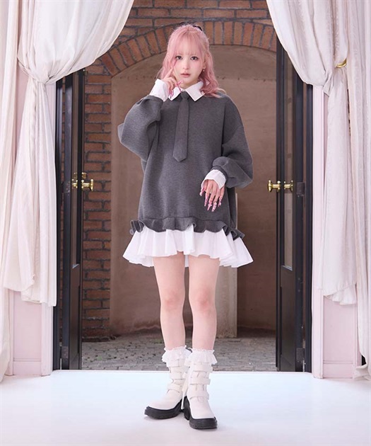 レイヤードスクールワンピース | 大人衣料 | axes femme online shop